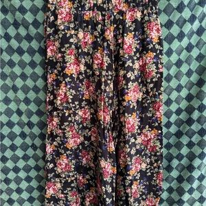 Jonathan Martin Black Floral Pants